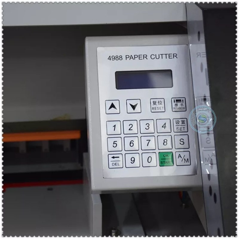 4988快速程控切纸机厂家 A3全自动裁纸机 Paper Cutting Machine