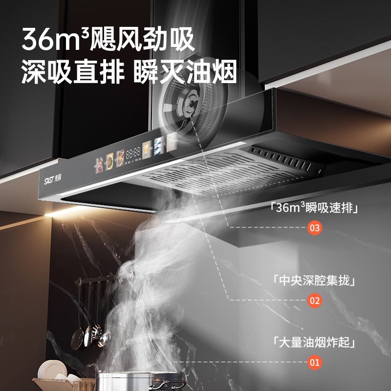 SAST/先科欧式T型抽油烟