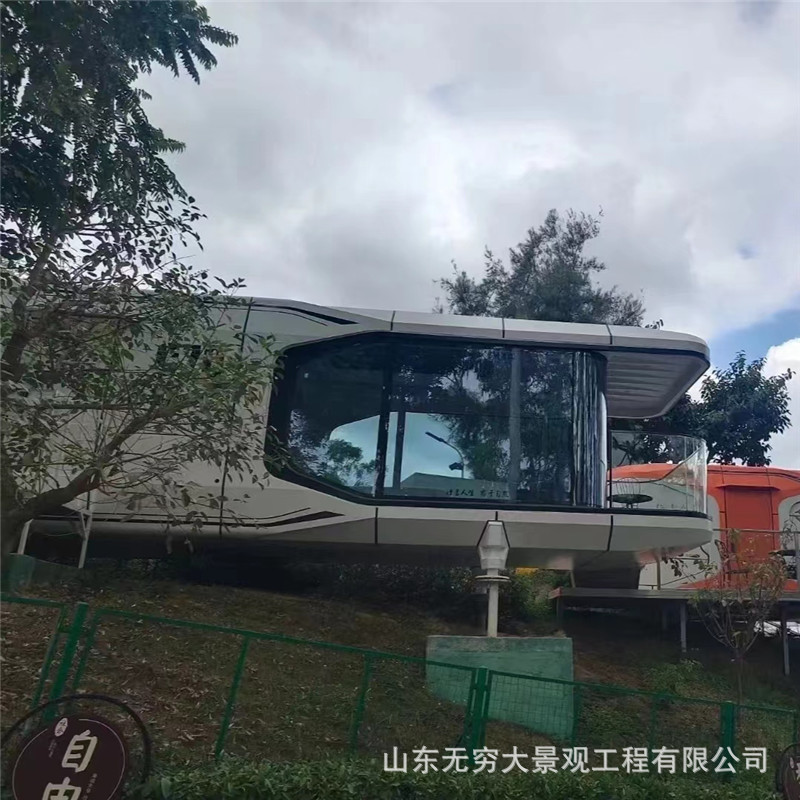 星空房苹果舱 移动太空舱特色智能化酒店 集成式景观小屋民宿方舱