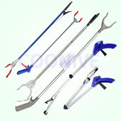 环卫垃圾夹拾物器83cm加厚不锈钢赶海夹钳子取物器捡拾器保洁夹