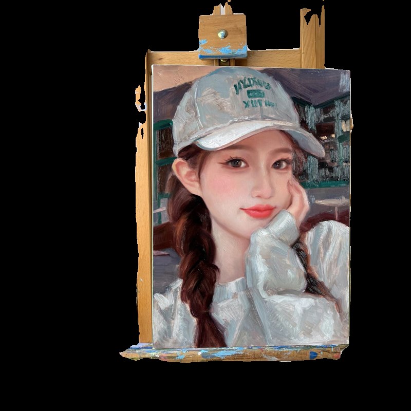 油画定制照片 纯手绘人像真人肖像宠物自画像装饰画风景代画 人物