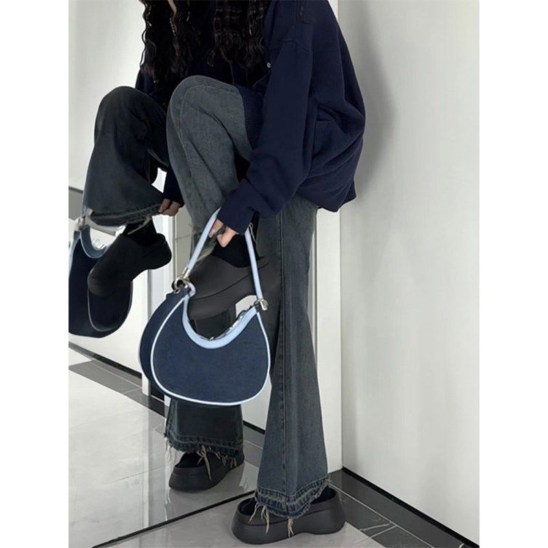 复古微喇牛仔裤女夏季新款胖妹妹mm梨形身材高腰显瘦毛边喇叭长裤,女装/女士精品,大码裤装,淘宝优惠券,粉丝福利购,淘宝优惠卷