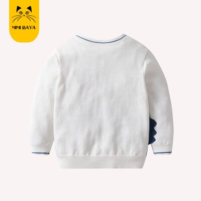 男童针织开衫2024新款儿童毛衣外套宝宝秋装洋气现已外搭纯棉春秋