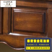 玄关柜走廊过道装 客厅欧式 饰柜 全实木玄关桌1.2米简约玄关台 美式