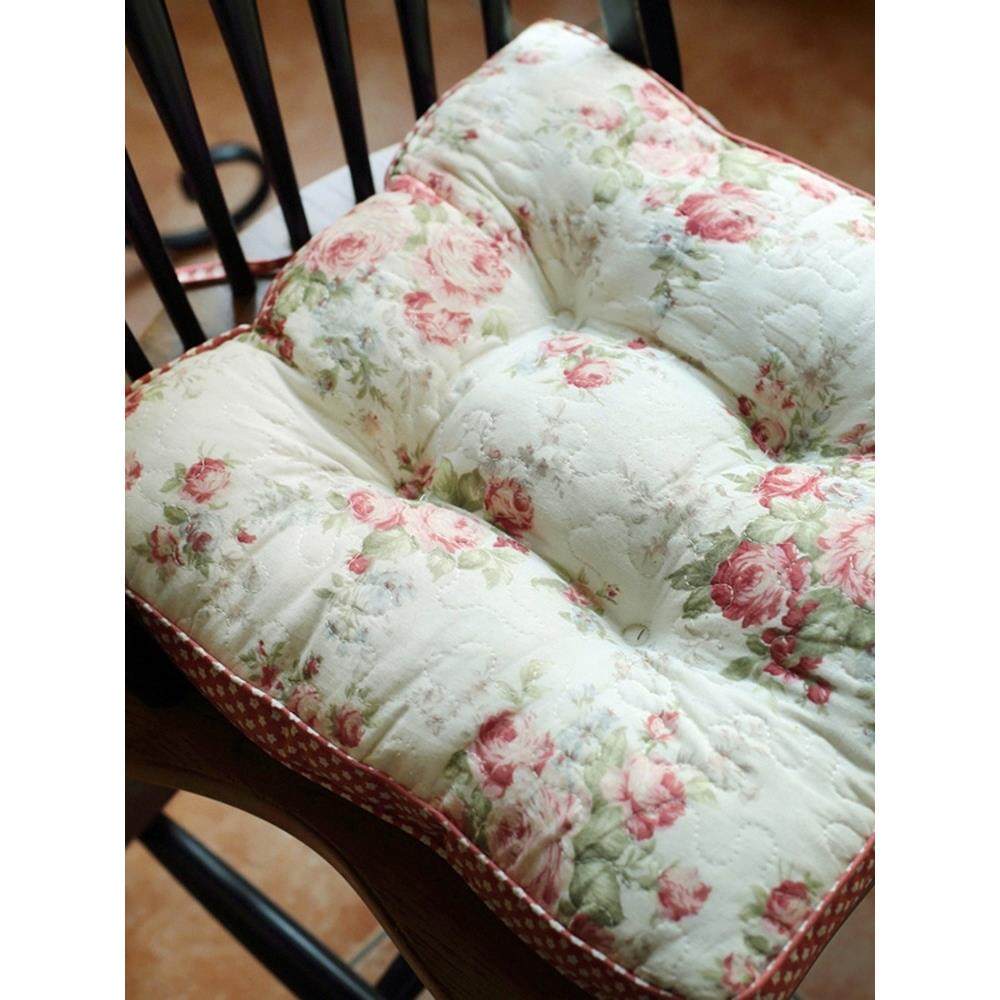 美式乡村玫瑰花纹温馨系列椅垫 汽车垫座垫 办公室坐垫 学生椅垫