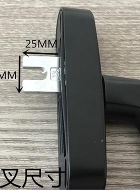 YAER弧形大把执手锁铝合金内开窗把手断桥内开内倒窗执手