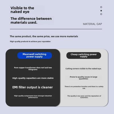明纬开关电源24V导轨式EDR/NDR/MDR-60/120W卡轨12V直流电源模块