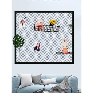 定制菱形铁网格吊顶工业风铁艺隔断屏风餐厅装饰镂空网片铁丝网