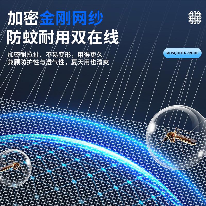 阳台大防用蚊虫门帘免打沙纱窗1\/18fhs网厨孔房门家隔断窗全磁铁