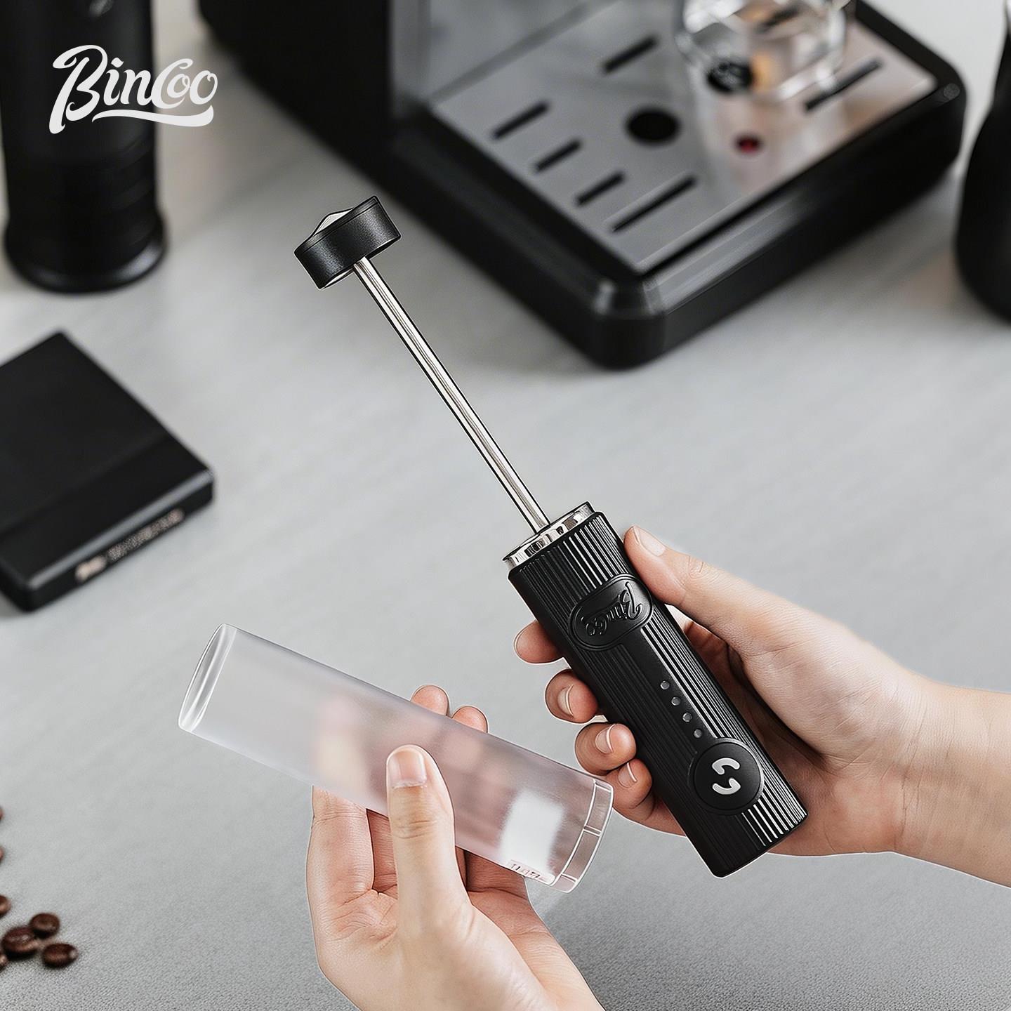 Bin电C咖oo啡打器奶器无线充调速家用奶泡电动搅拌棒BC-NPQ01手持