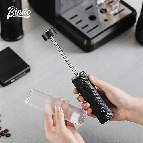 Bin电C咖oo啡打器奶器无线充调速家用奶泡电动搅拌棒BC-NPQ01手持