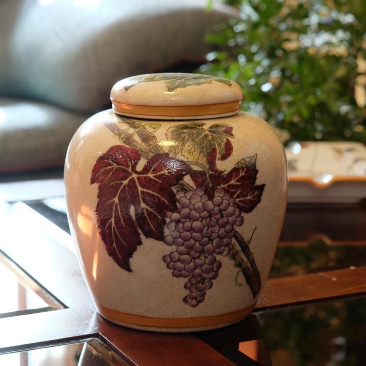 出口手绘早ITJ期经典瓷司器厅花瓶果盘储物罐家居摆件陶公客瓷卧