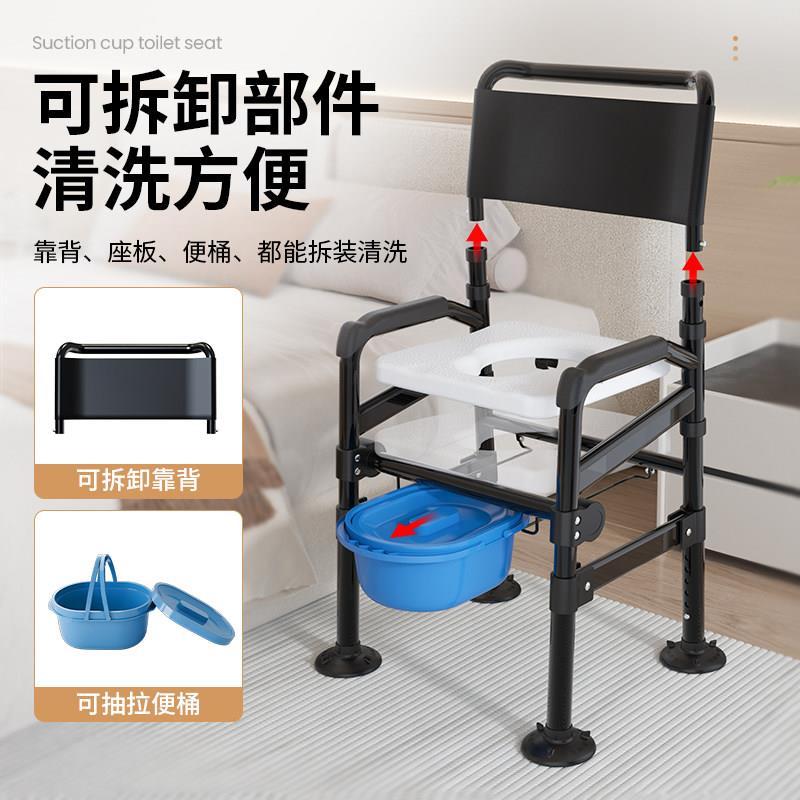 老人坐便器动便马移桶孕妇FUN坐椅家用结实便携可折叠便坐凳厕所