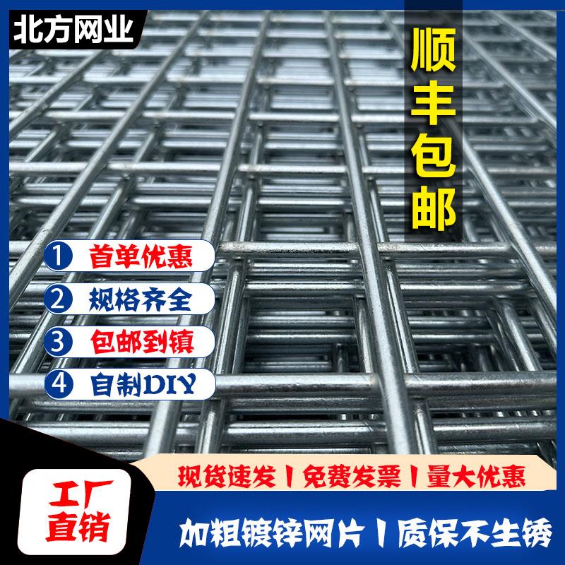 镀锌铁丝电焊网片小孔养殖养鸡鸭狗笼兔笼鸽舍网格网建筑防护隔离
