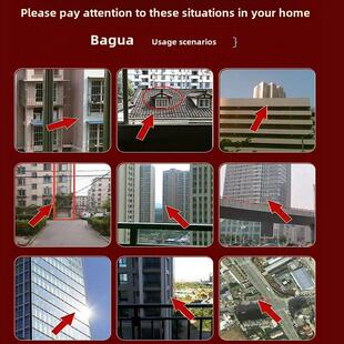 八卦镜凸面镜门窗太极全铜九宫阴阳凹镜阳台凹面便携式门铜镜