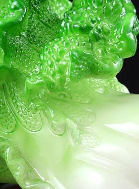 财如意BJ202107招财白菜摆件百装金蟾元宝家柜居酒办公室饰品乔迁