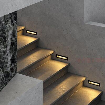 横户外防水装地入脚灯嵌式别墅过道墙角灯H200室外小楼梯人体感应