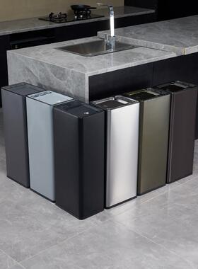 商用OJF不钢烟灰桶卫生间量擦手巾直摇盖立式投大容锈垃圾桶酒店