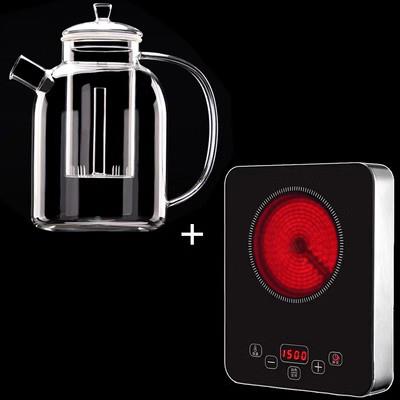 晶炉黑专用耐高温茶3L-GL壶加厚大容量玻璃烧煮水壶大号尺大码茶