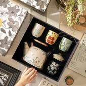 迁美康之杯子套装 客厅家家用瓷陶水壶G5114茶杯套装 乔新居结婚新