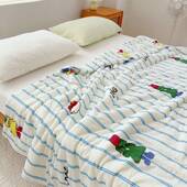 子PTZ类牛奶棉针织大豆A夏被空调被夏凉被儿童学生幼儿园薄被可机