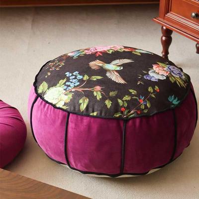 客厅坐RAC墩地榻上懒人民宿洗圆形榻米坐墩可拆窗打坐飘蒲团垫软