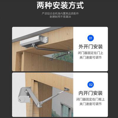 液器压缓位冲自动闭用门器家大AIN中小号防火门定关门消防门闭