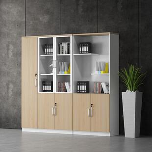 文件MEKIA-78木简质约代六门柜资料柜档案柜办公室现柜子带锁高柜