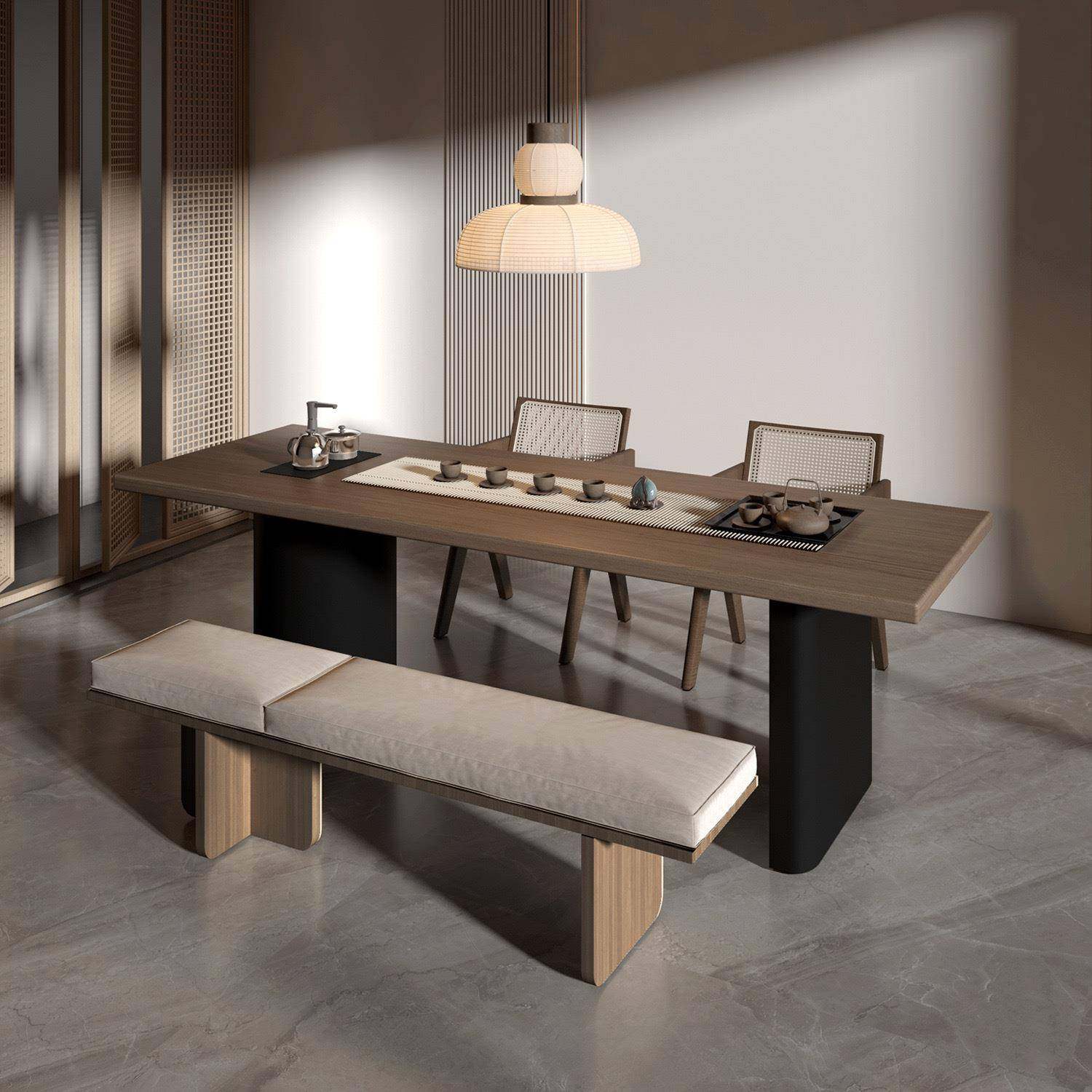 侘寂风实木茶桌椅组合大板桌配套茶台烧水壶一体洽谈区泡茶桌茶台,商业/办公家具,茶台/茶桌,淘宝优惠券,粉丝福利购,淘宝优惠卷