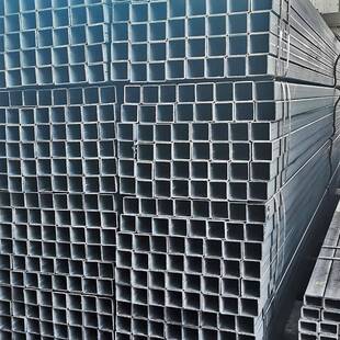 现货热镀锌钢管6米方管钢材镀锌方通铁方管四方矩形方钢管