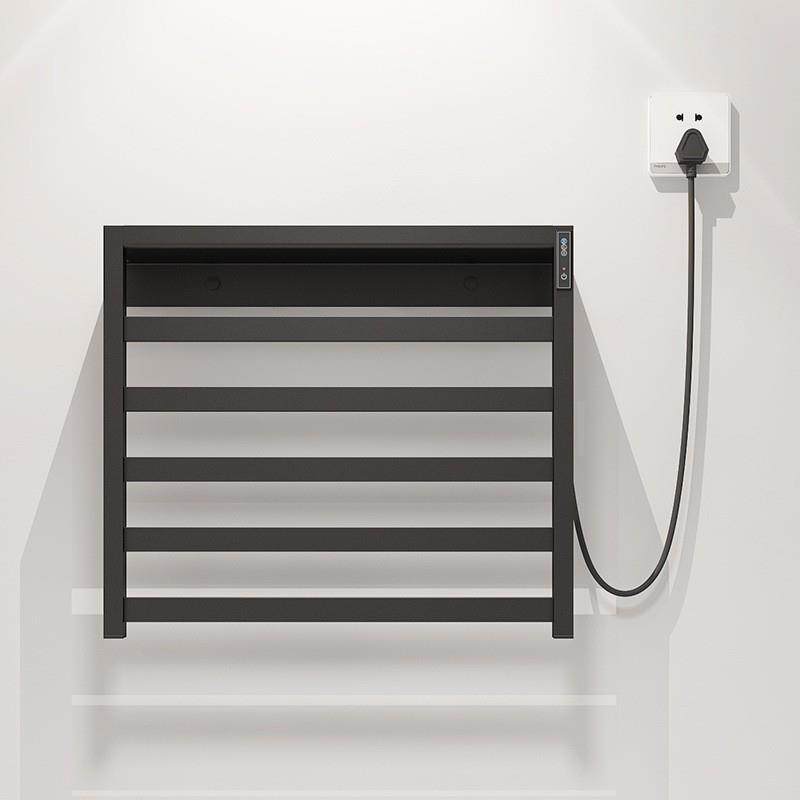 电热毛巾架置物架不锈钢家用酒店浴室枪灰加热毛巾杆烘干定时加热,家装主材,智能毛巾架/浴巾架,淘宝优惠券,粉丝福利购,淘宝优惠卷