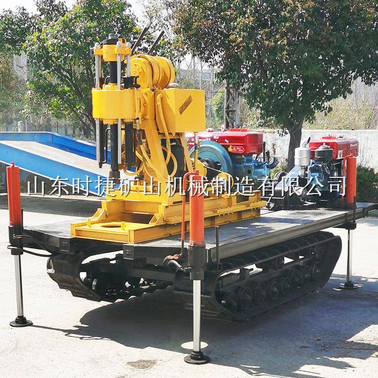 液压折叠钻塔履带勘探钻机岩土层取样工程桩基础检测取芯钻探机