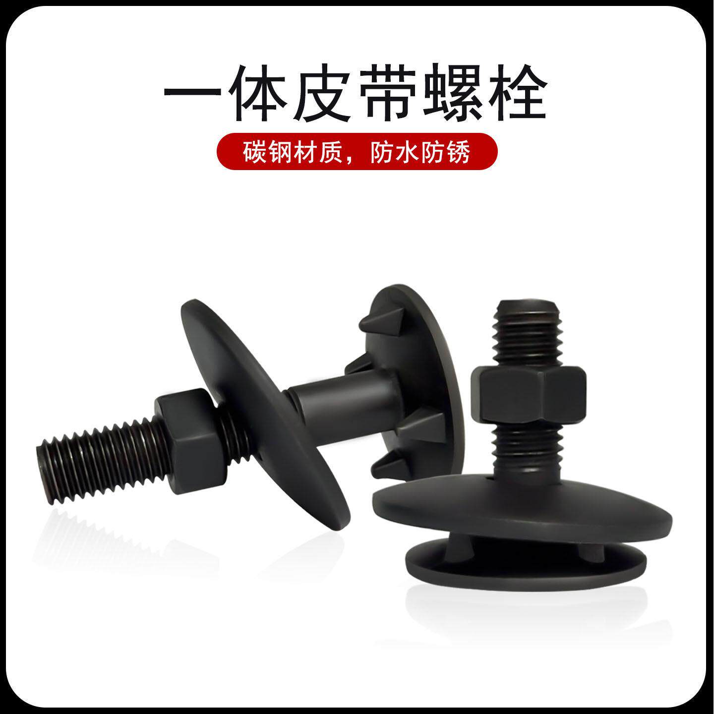 一体皮带螺丝螺栓畚斗螺丝料斗提升机螺丝栓一体皮带钉牙口螺丝
