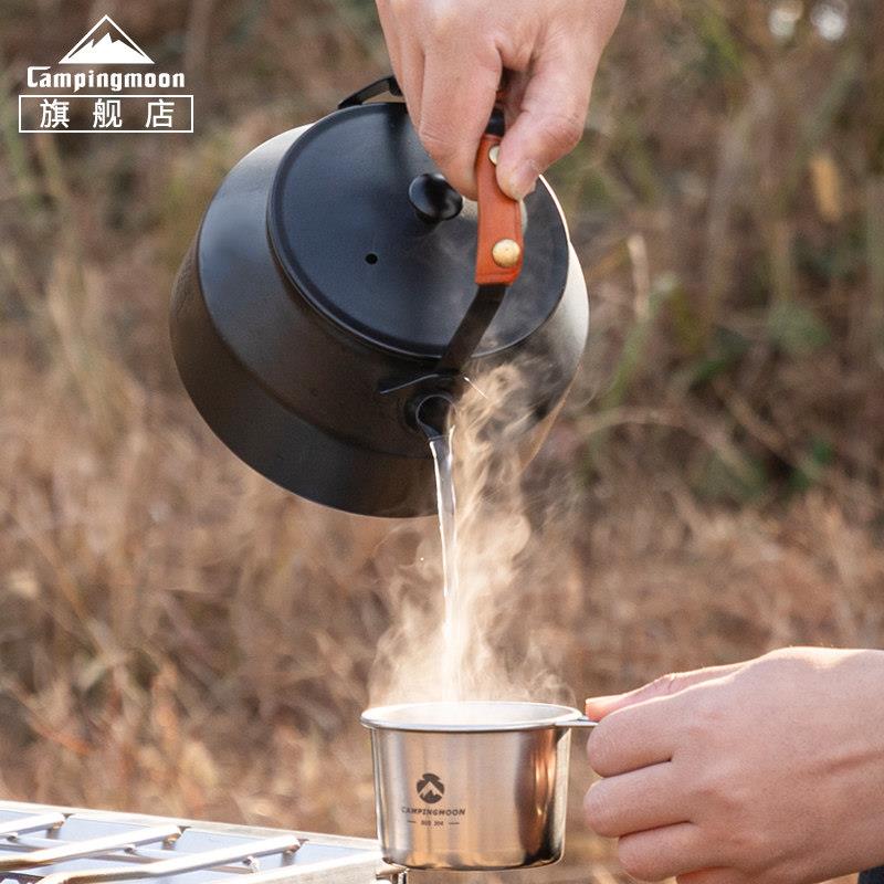 柯曼露烧不水壶SW-SW-11锈钢茶壶 登茶山轻量开营水壶户外泡冲咖