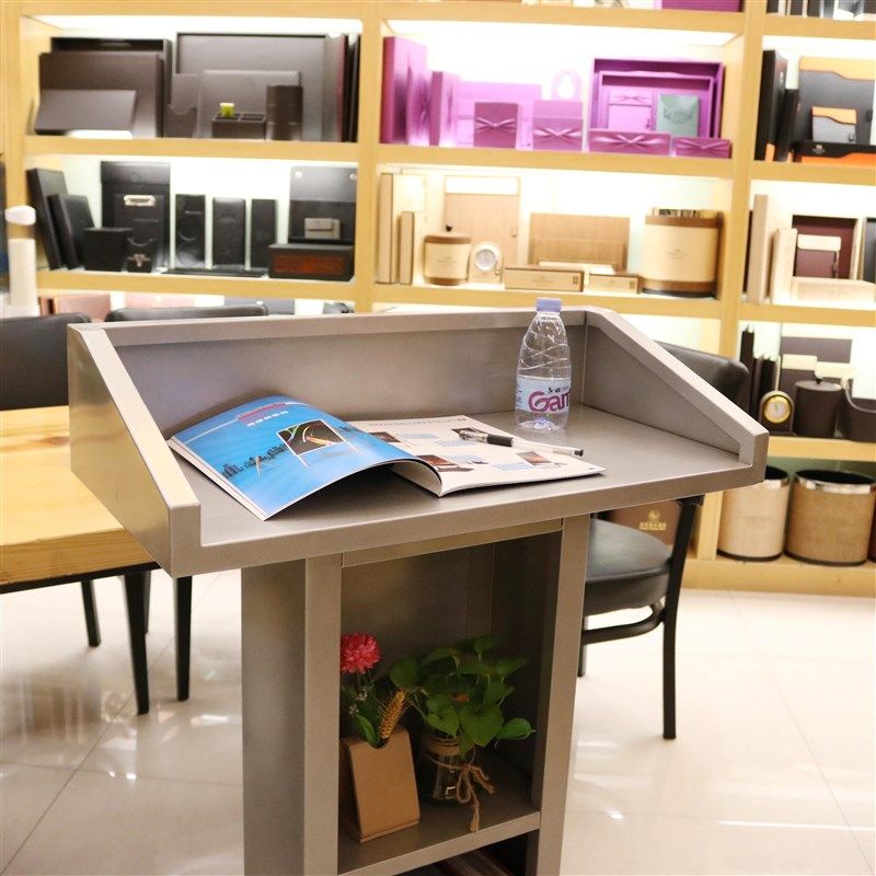 讲话台公司演讲台物业迎宾台时尚酒店接待台讲课发言台咨询台