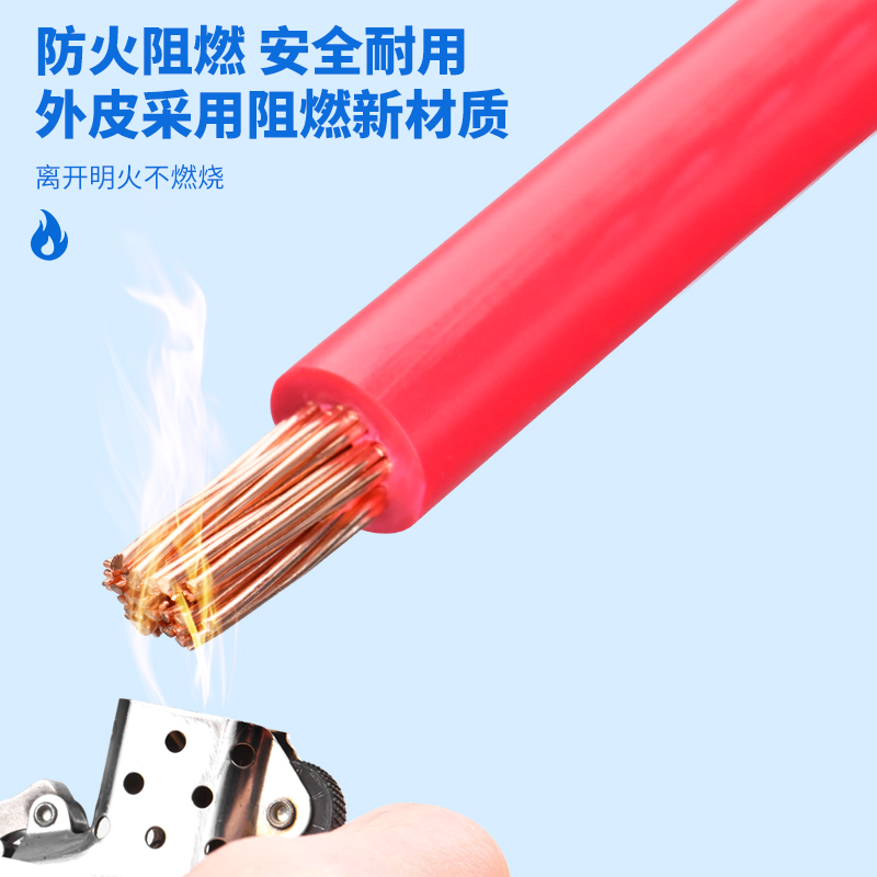 金联宇国标阻燃BVR1    平方软多股铜芯家装电线铜线米