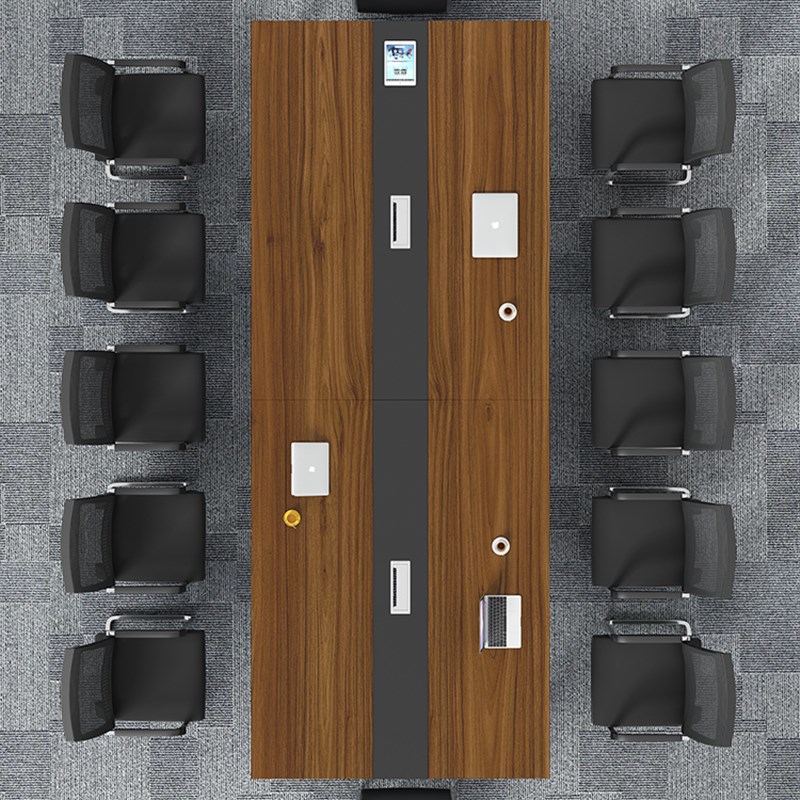 办公家具会议桌简约员工长条开会桌方形会议桌培训桌大小型办公桌