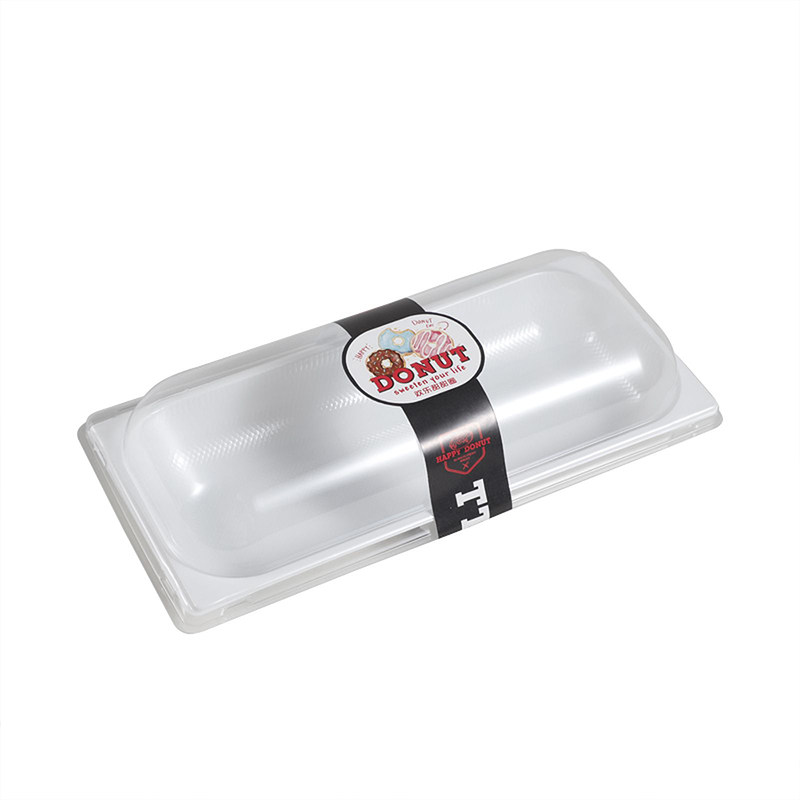 迷你甜甜圈个装包装盒吸塑烘焙西点甜品糕点打包盒烘焙包装