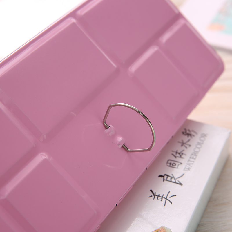 奥文美良3色固体水彩颜料2色水彩初学者水彩装铁盒