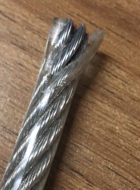 涂塑钢丝绳 白色包塑 大棚遮阳网晾衣绳