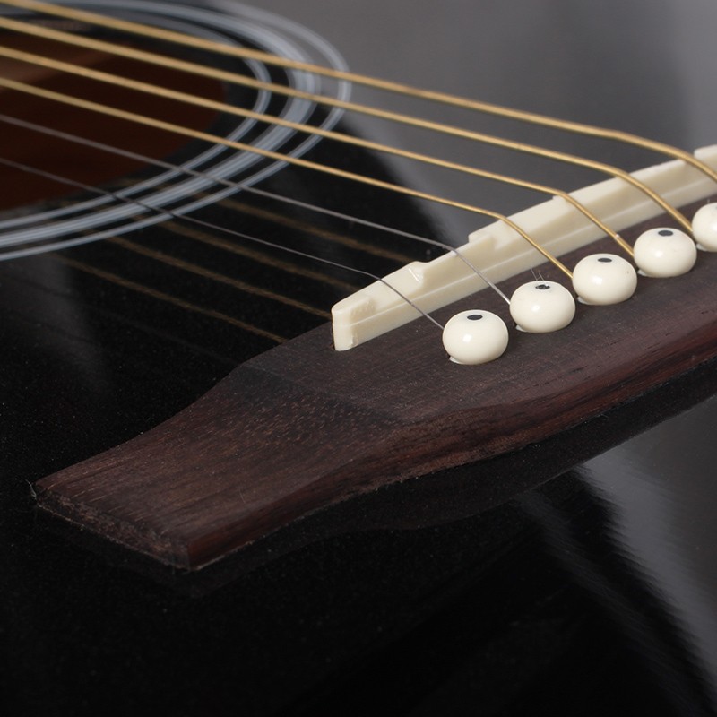 马丁密思寸41寸单板左手民谣吉他左撇子反手新手初学木吉它