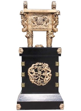 公司酒店办公室业礼品乔迁庆典鼎落地鼎盛千秋青铜宝鼎龙鼎