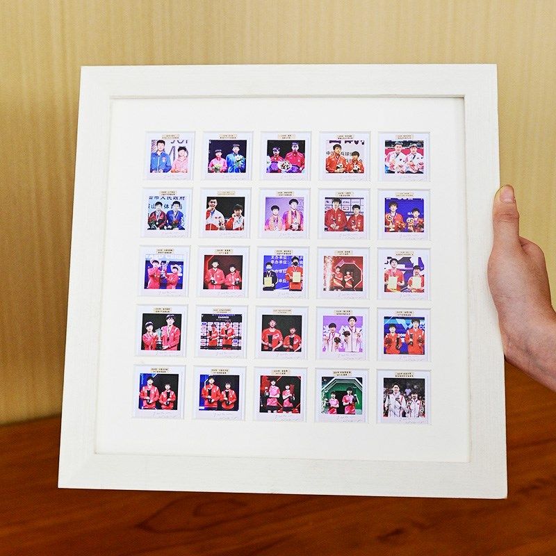 莎头时间线二十五宫格孙颖莎王楚钦相框留念定制沙头宫格拼图片,家居饰品,相框/画框,淘宝优惠券,粉丝福利购,淘宝优惠卷