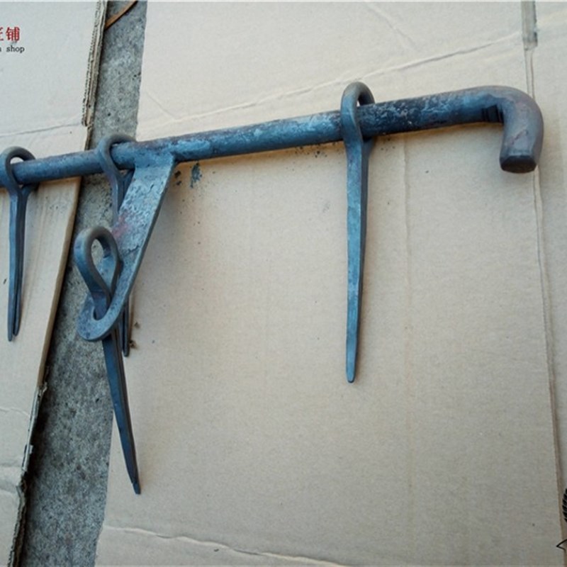 【田家打铁铺】手工锻打复古木门门扣门栓老式木门门锁板型门扣
