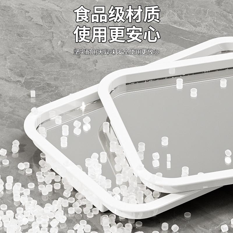 吸盘化妆镜家用卫生间免打孔浴室壁挂镜子置物Q架高清防水式梳妆