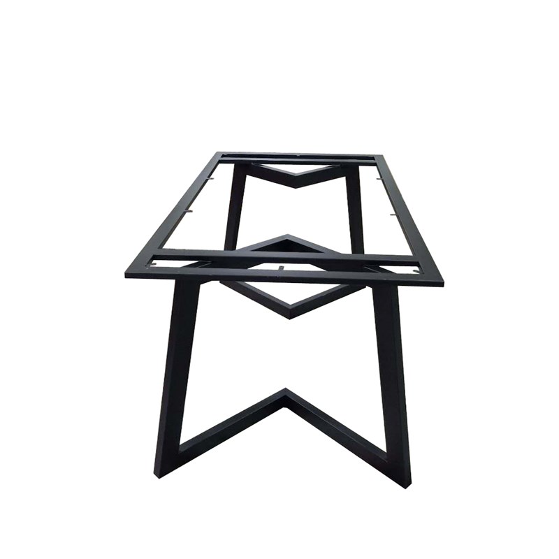 定制铁艺不锈钢桌腿支架餐桌脚茶几书桌钢架大板岩板瓷砖支撑架子