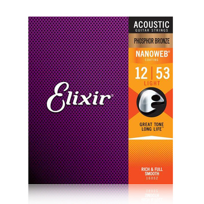 吉他平方 美产Elixir伊利克斯民谣木吉他琴弦 16052 11052 11027