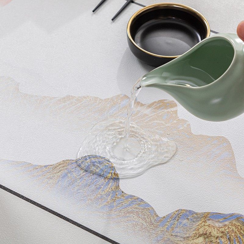 皮革茶几桌布防水防油免洗家用盖布防烫现代方形桌垫定制,居家布艺,桌布,淘宝优惠券,粉丝福利购,淘宝优惠卷