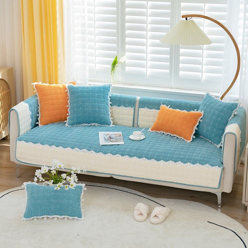 新款沙发垫冬季毛绒加厚防滑坐垫子灯绒沙发罩靠背巾盖布,居家布艺,沙发垫,淘宝优惠券,粉丝福利购,淘宝优惠卷