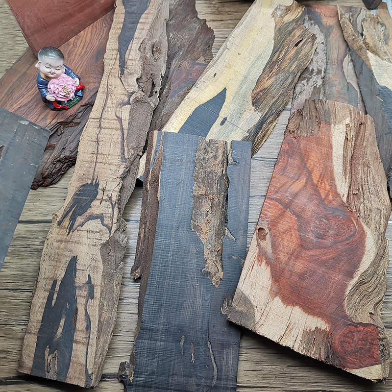 朽腐木创意摆台装饰滴胶木头材料枯木薄木板diy木雕拍照摆件
